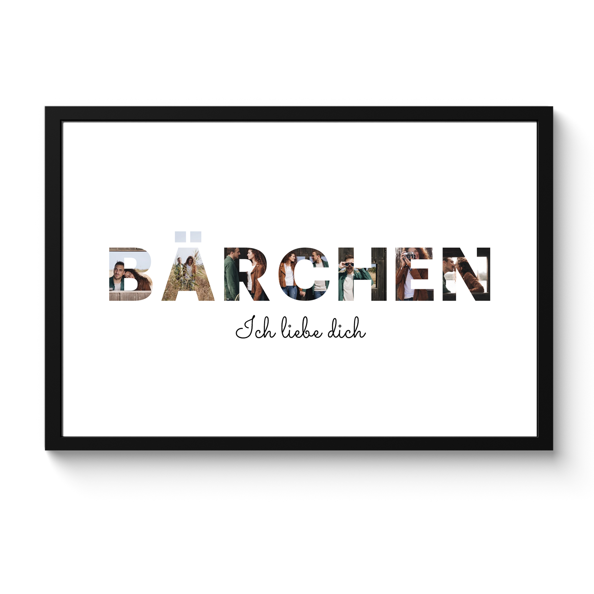 Poster mit Rahmen Bärchen