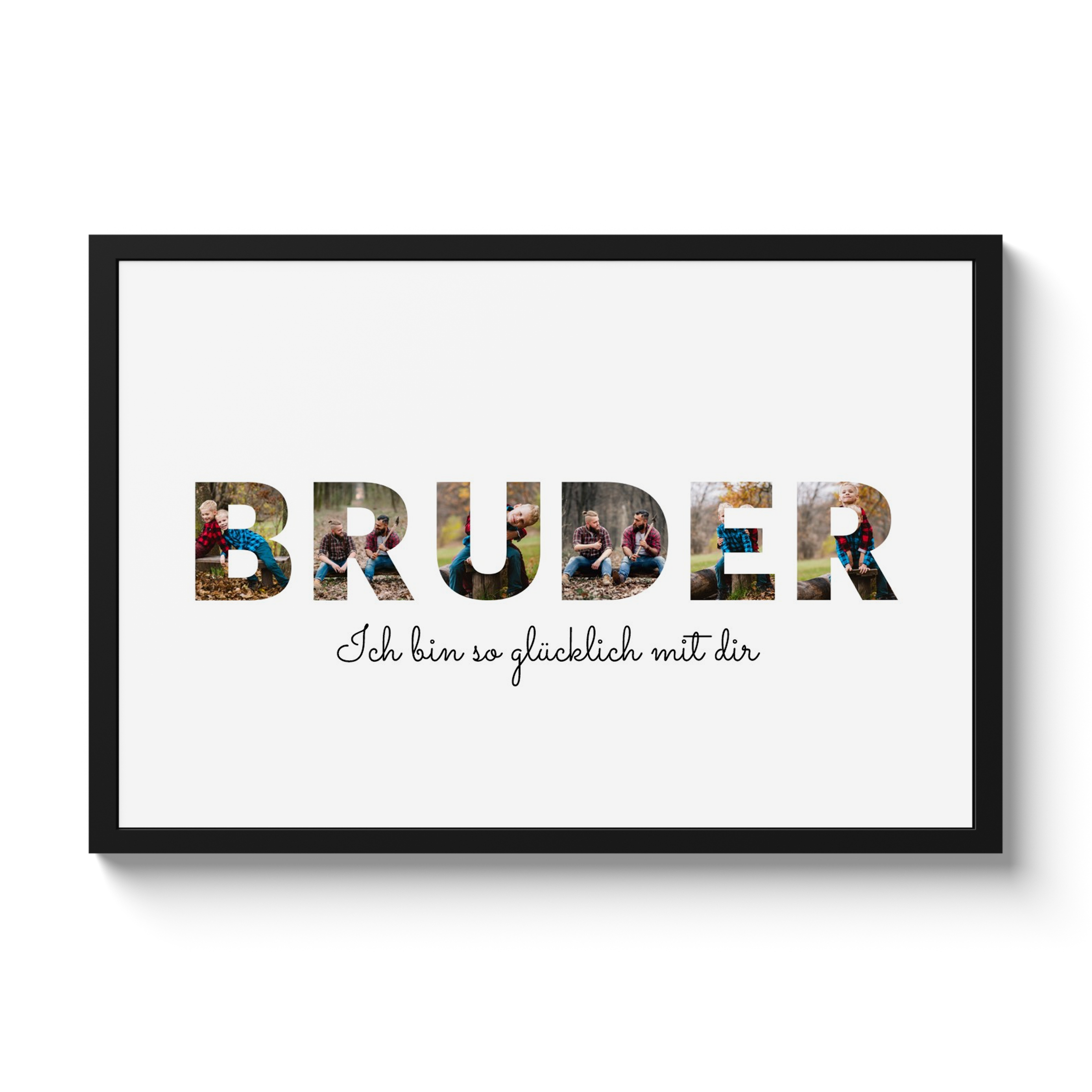 Buchstaben Collage - Bruder