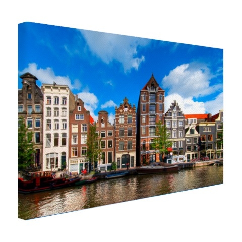 Herengracht in Amsterdam Leinwand