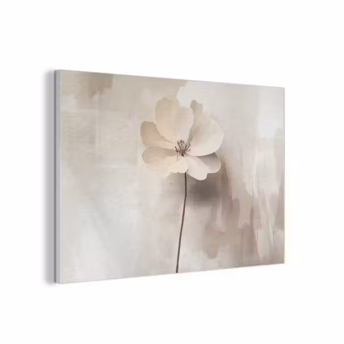 Akustikbild - Blume - Beige - Farbe - Schatten